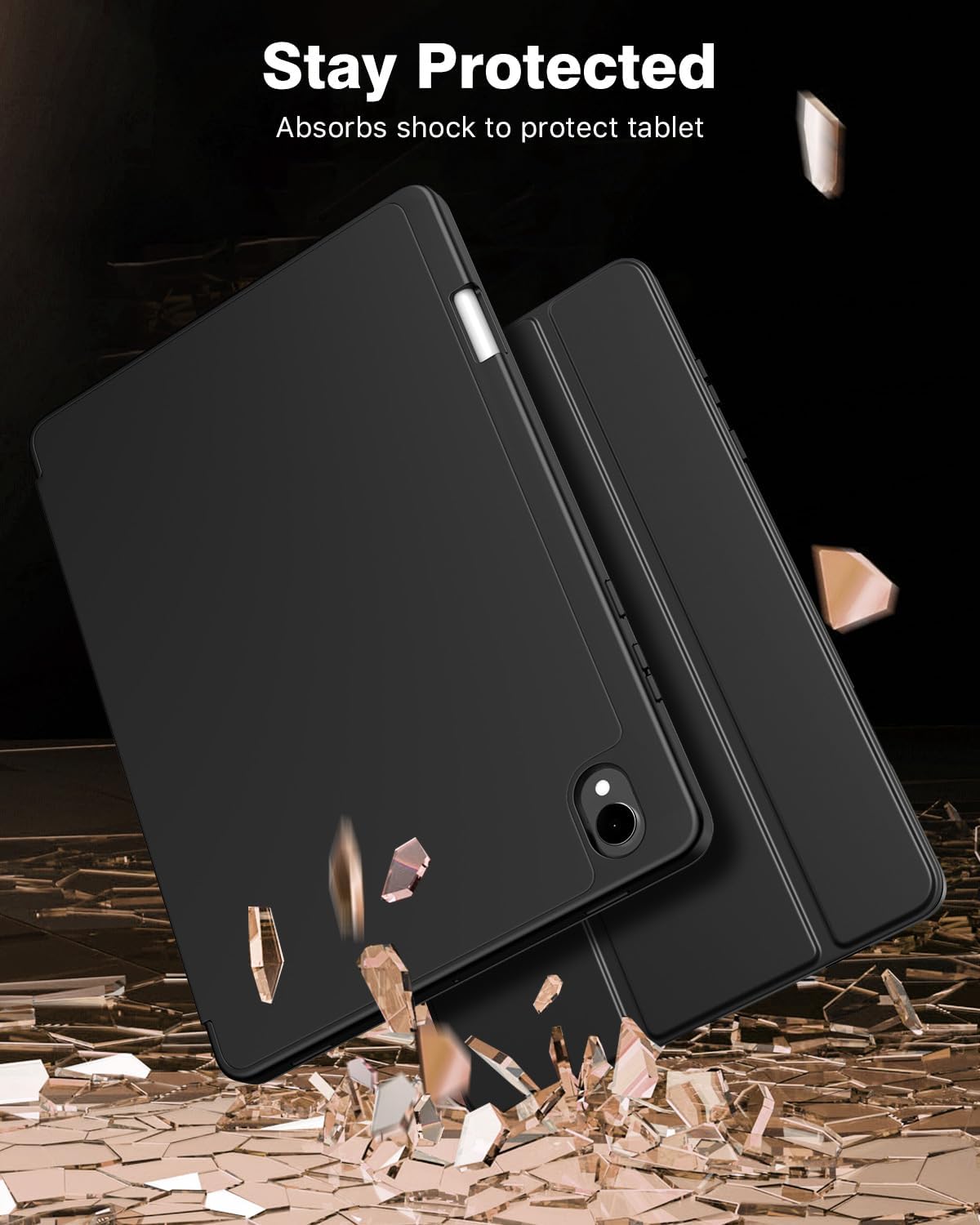 Protective Cover S11 SM-X730/X736B - Slim Stand Soft TPU with S Pen Holder